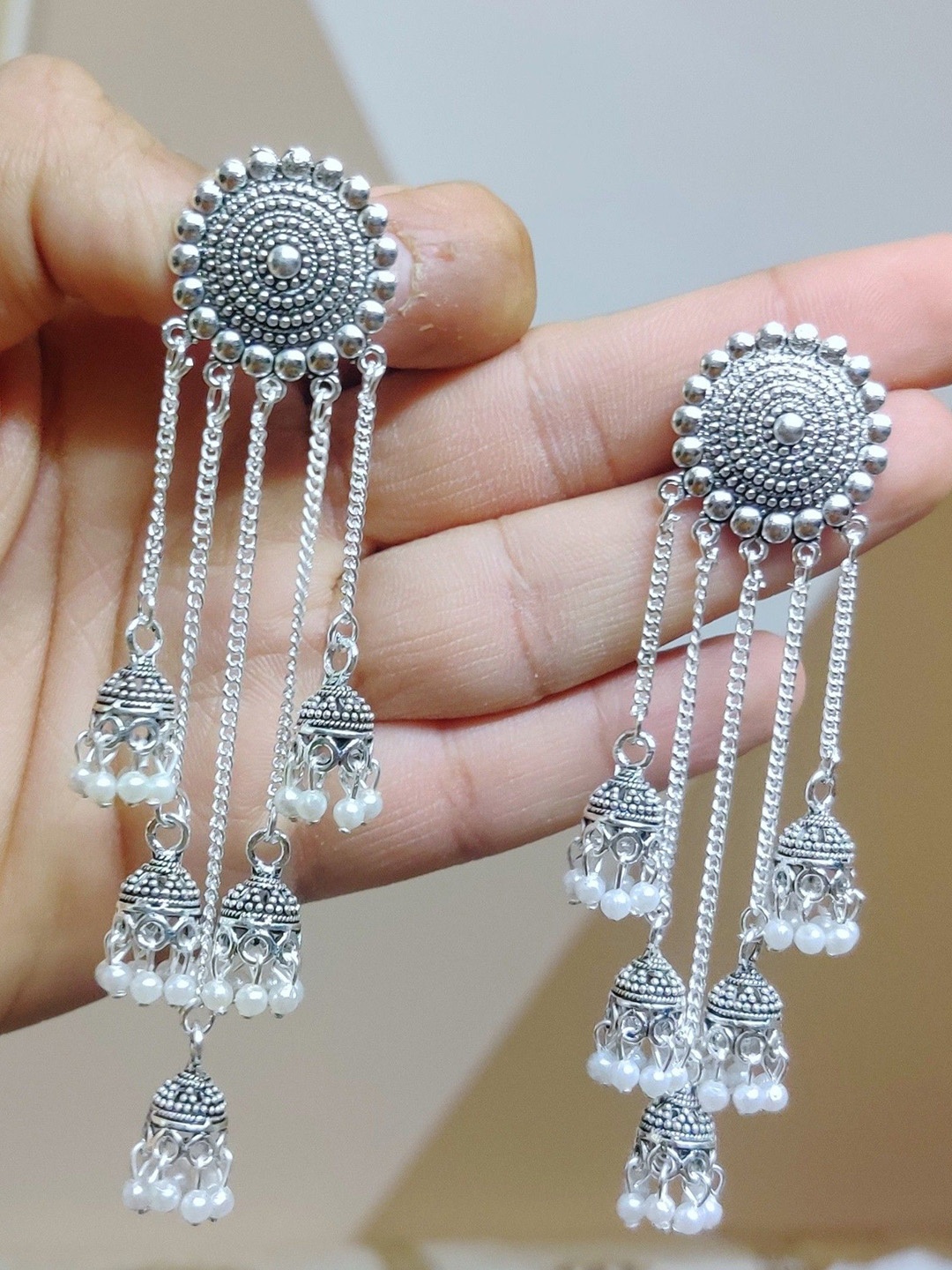 

JMBW INTERNATIONAL Earrings, Silver