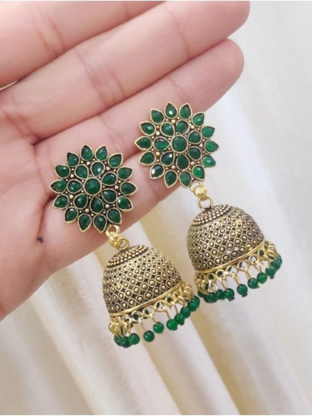 

JMBW INTERNATIONAL Earrings, Green