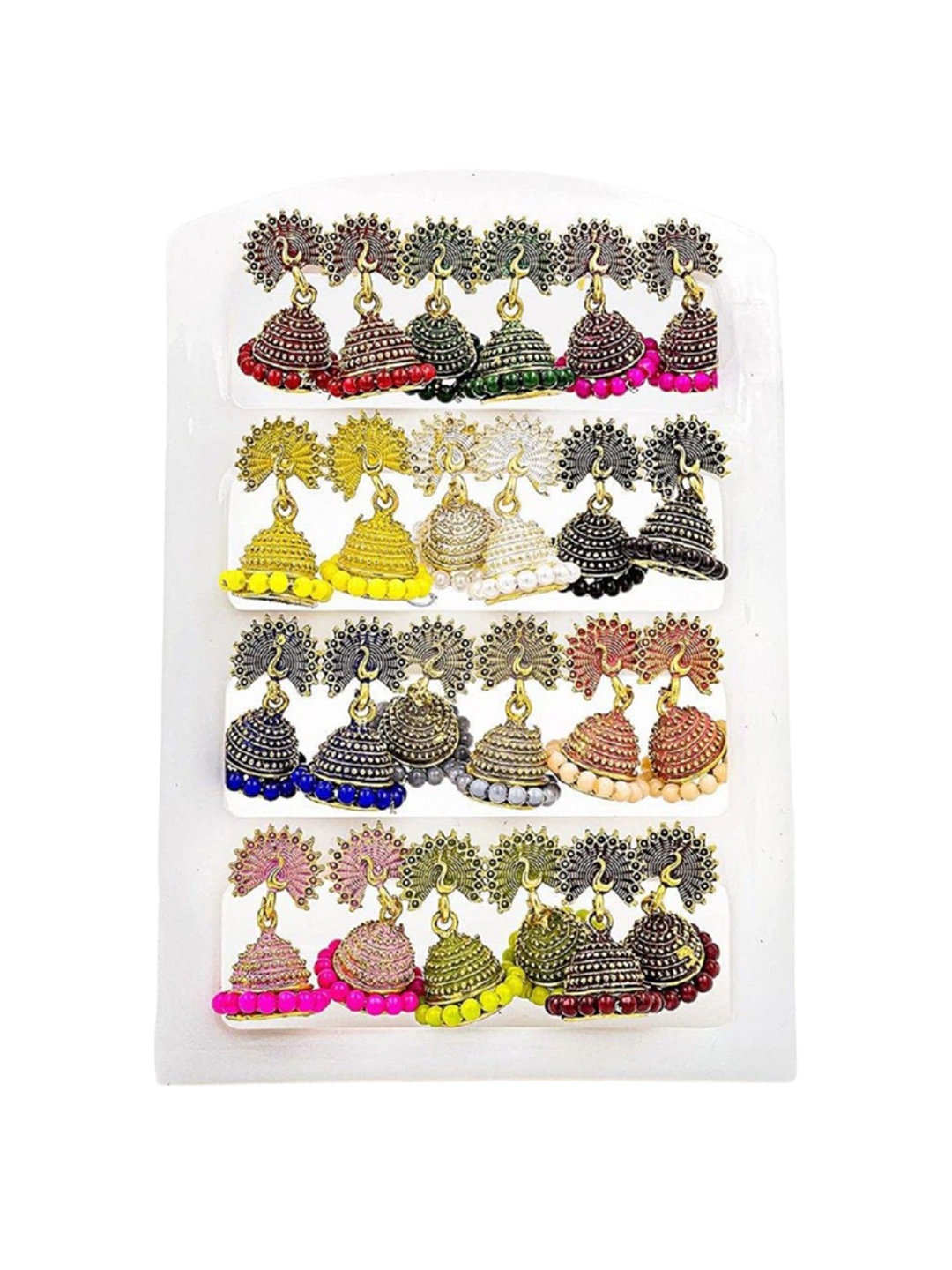 

JMBW INTERNATIONAL Pearls Earrings, Multi