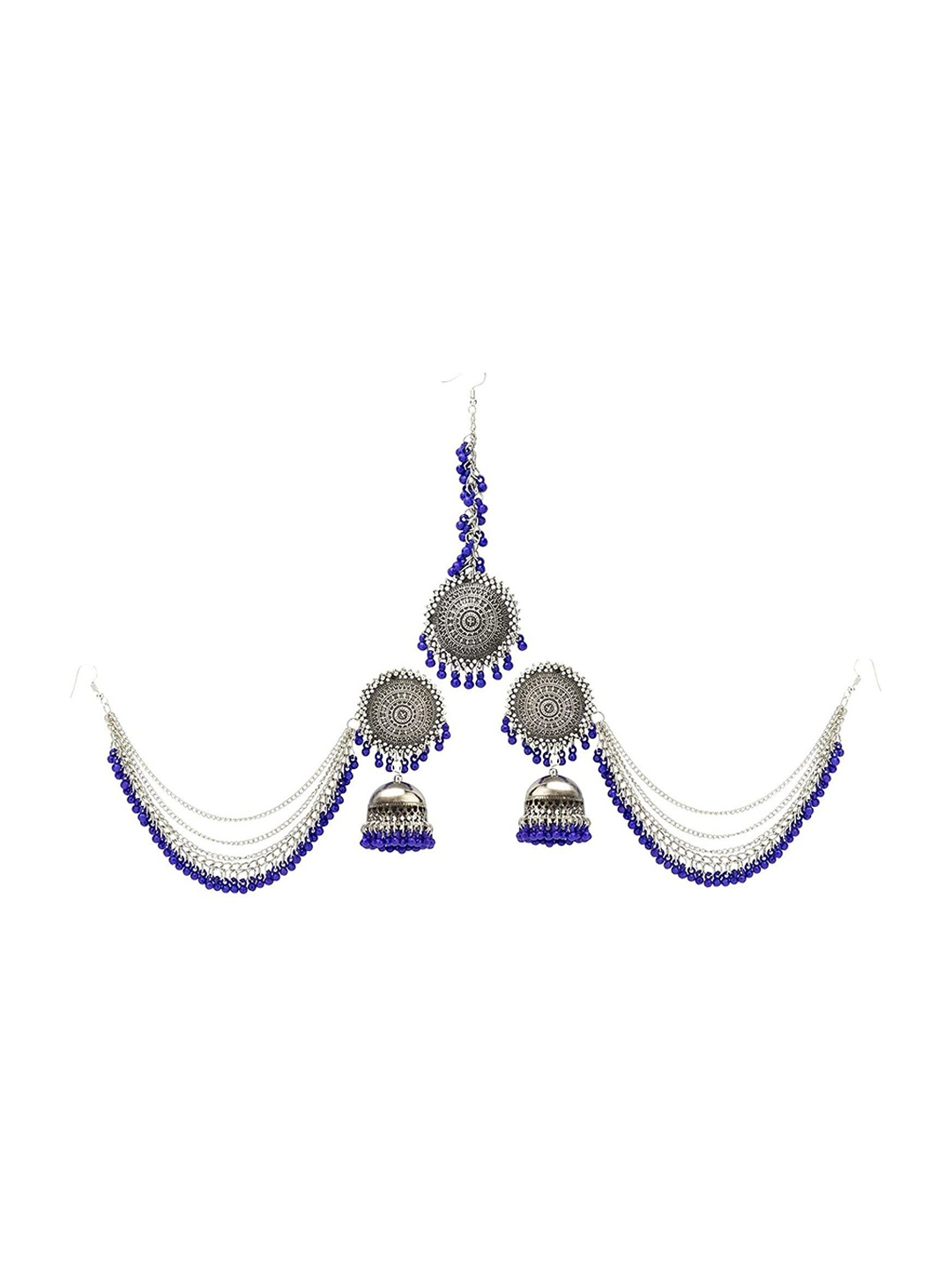 

JMBW INTERNATIONAL Agate Earrings, Blue