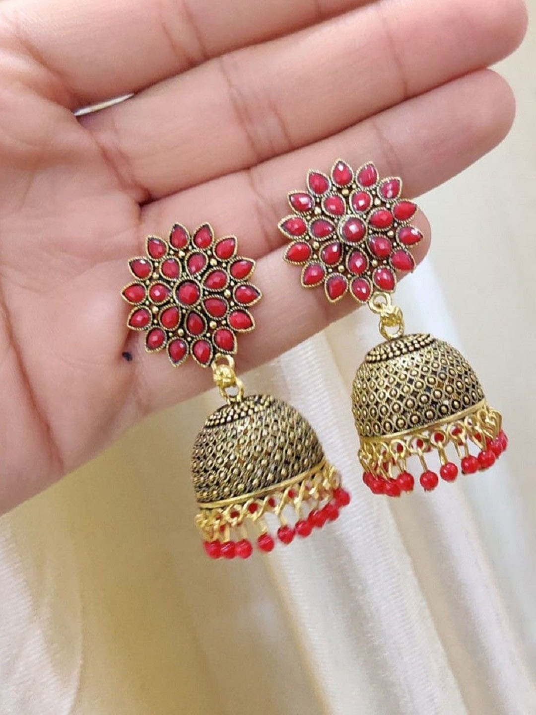 

JMBW INTERNATIONAL Earrings, Red