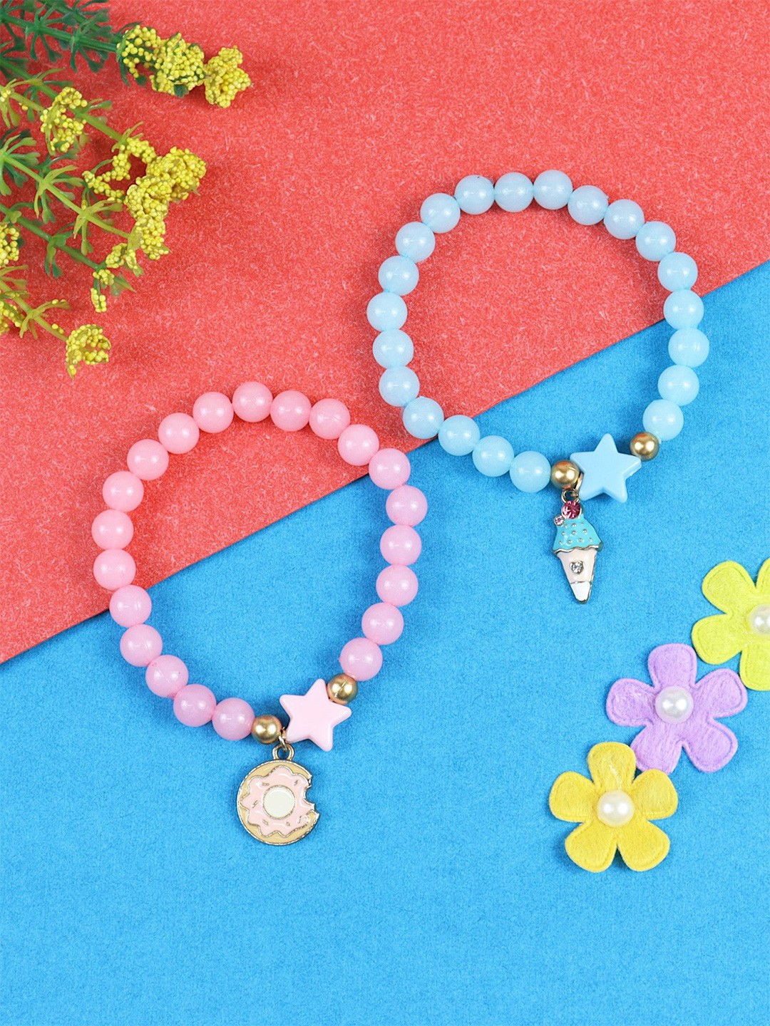 

Asthetika Kids Girls 2 Bracelet, Pink