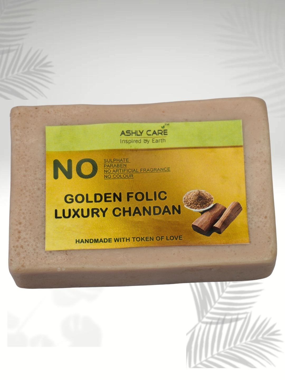 

ASHLY CARE Handmade Luxury Chandan Soap- 100 g, Brown