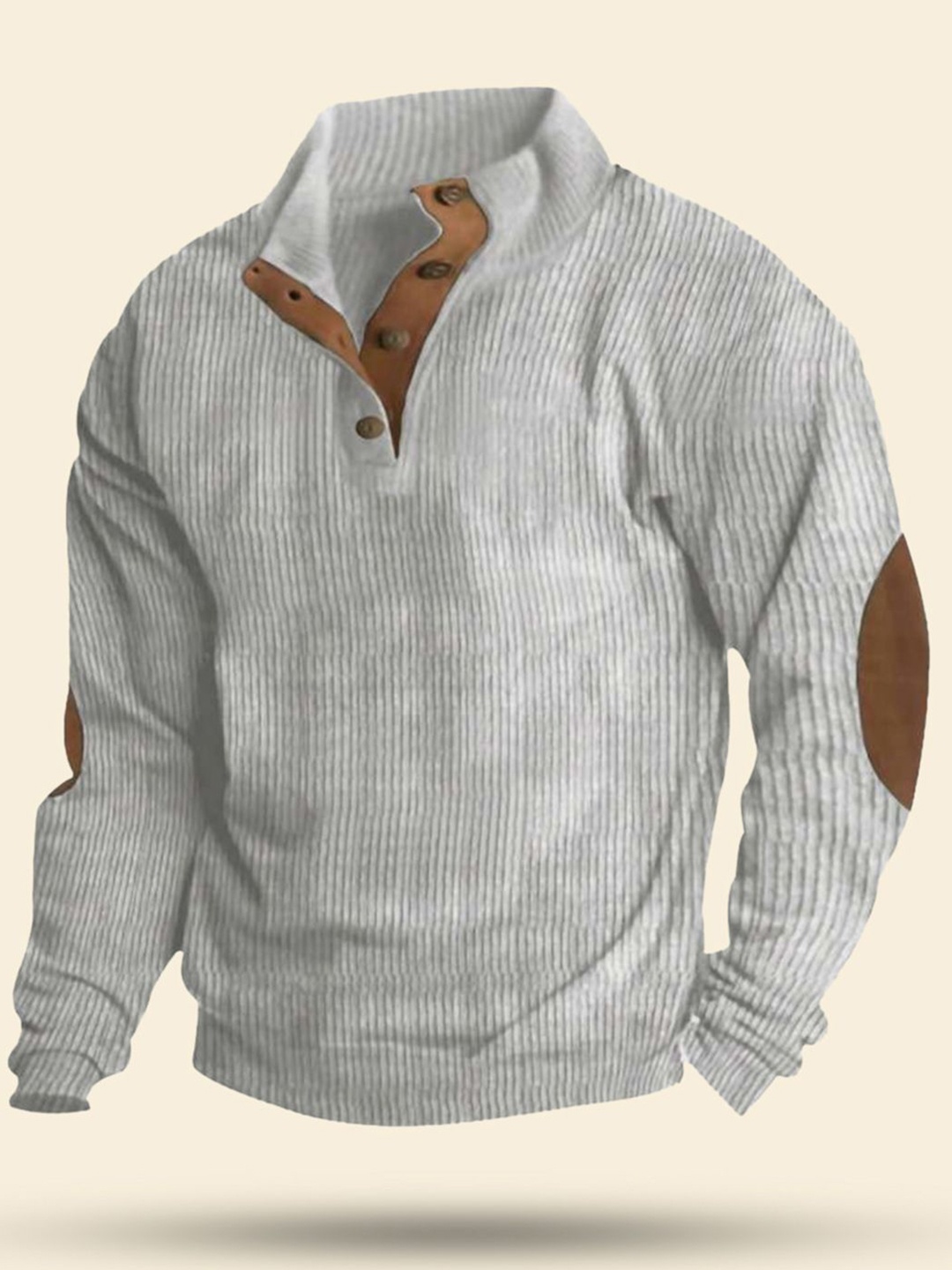 

StyleCast Men Long Sleeves Sweatshirt, Grey