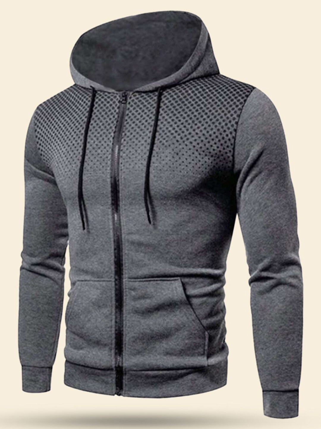 

StyleCast Men Hooded Sweatshirt, Grey