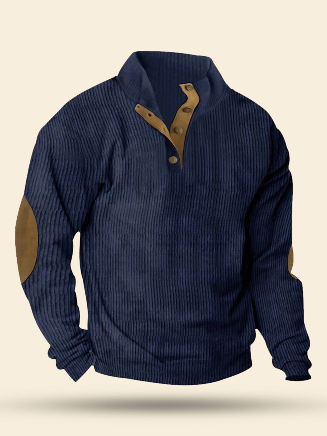 

StyleCast Men Self Design Turtle Neck Sweatshirt, Blue