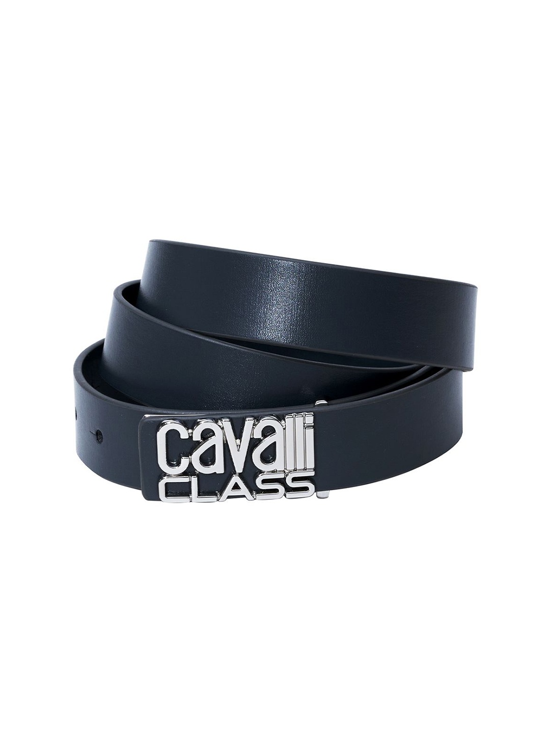 

Cavalli Class Women Leather Belt, Charcoal