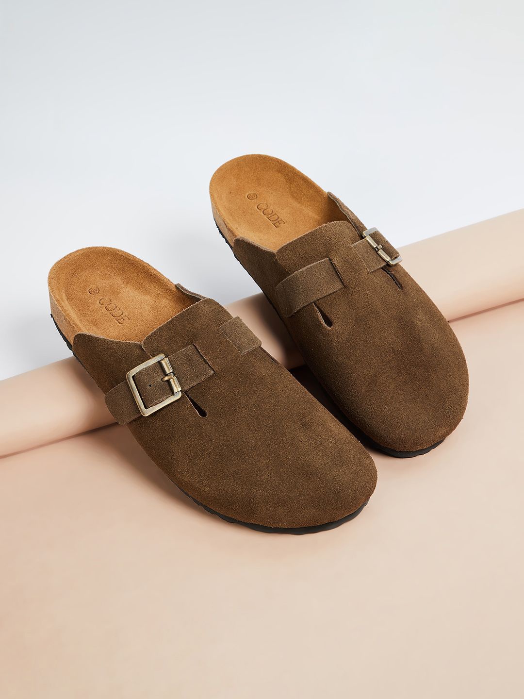

CODE by Lifestyle Men Slip-On Flip Flops, Brown
