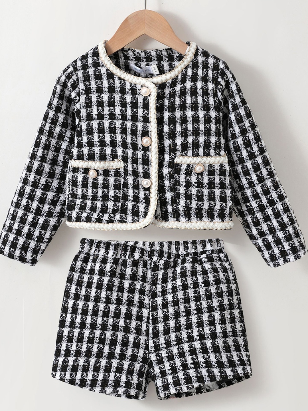 

Mark & Mia Girls Top with Shorts, Black