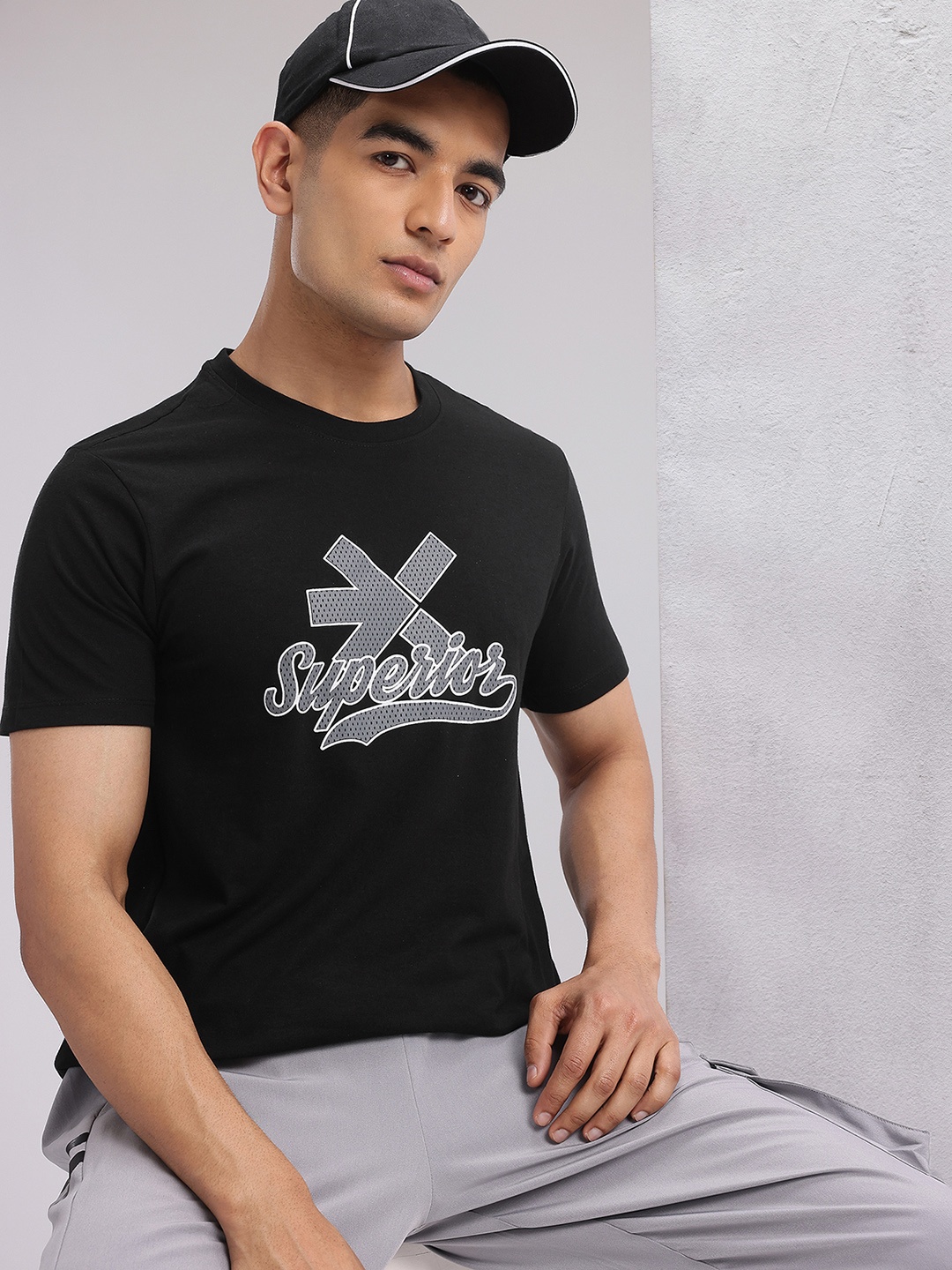 

HRX by Hrithik Roshan Printed Lifestyle T-shirt, Black