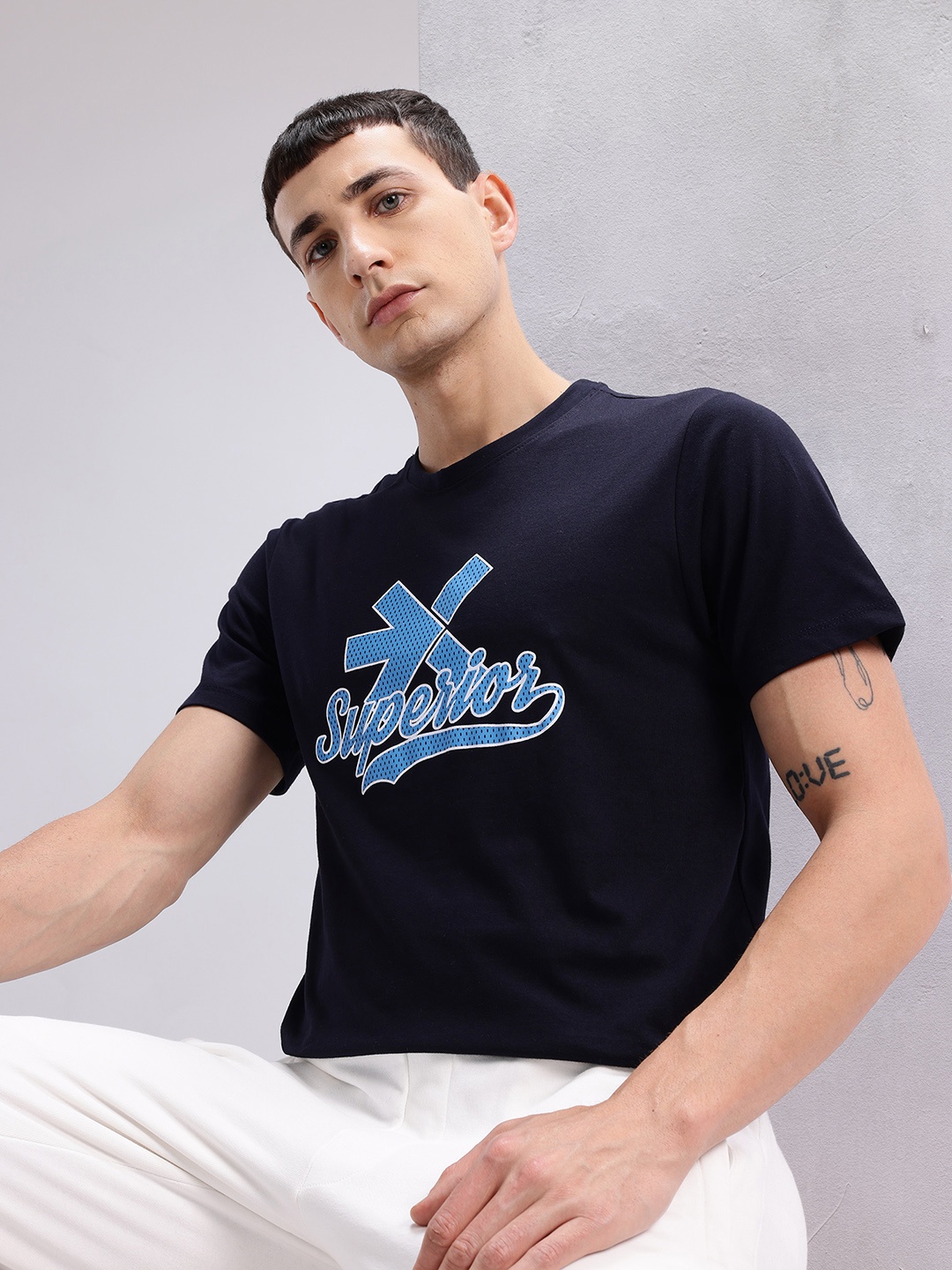 

HRX by Hrithik Roshan Men Typography Printed T-shirt, Black