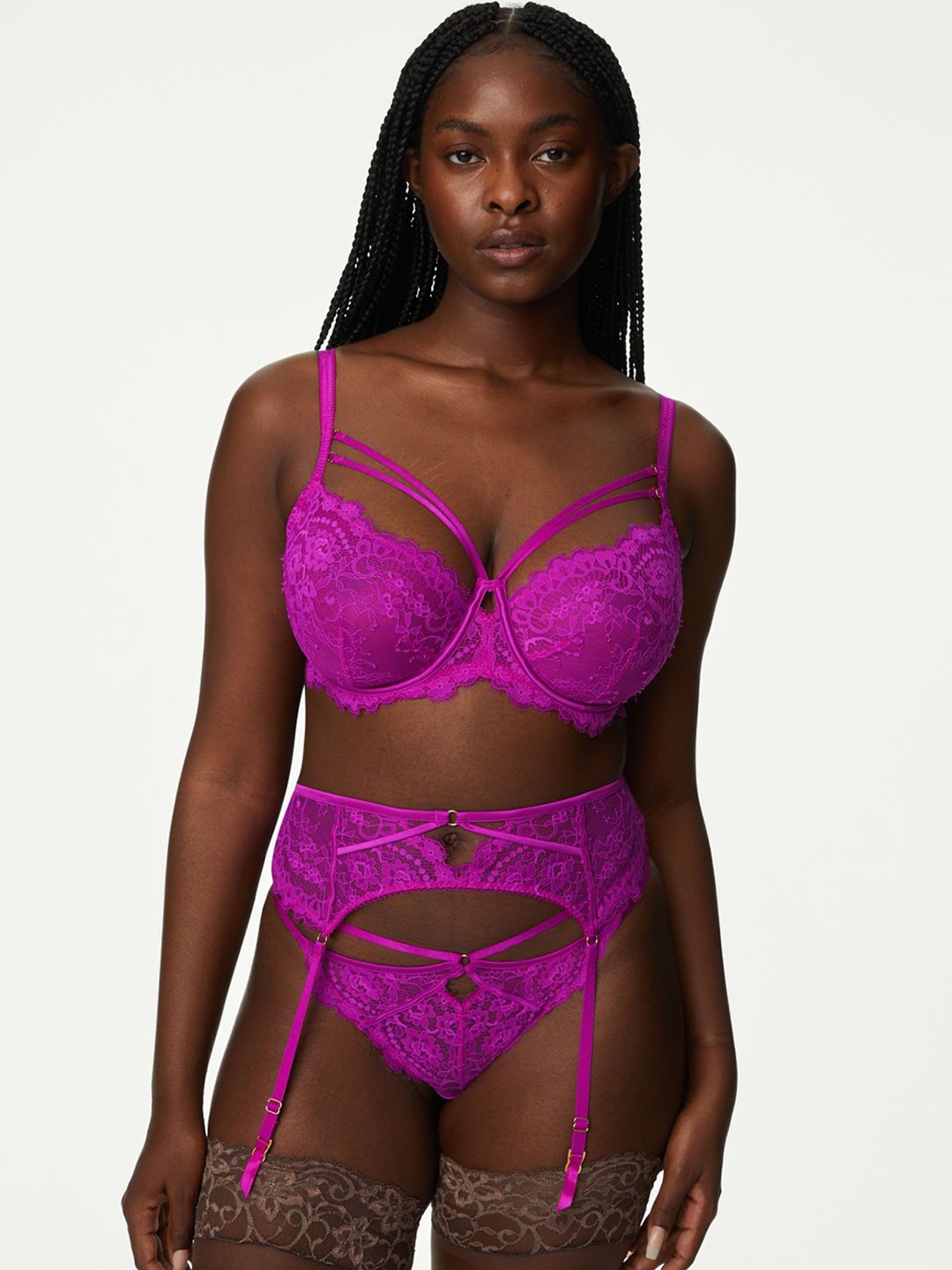 

Marks & Spencer All Day Comfort Bra Straps and Extenders Lingerie accessories, Magenta