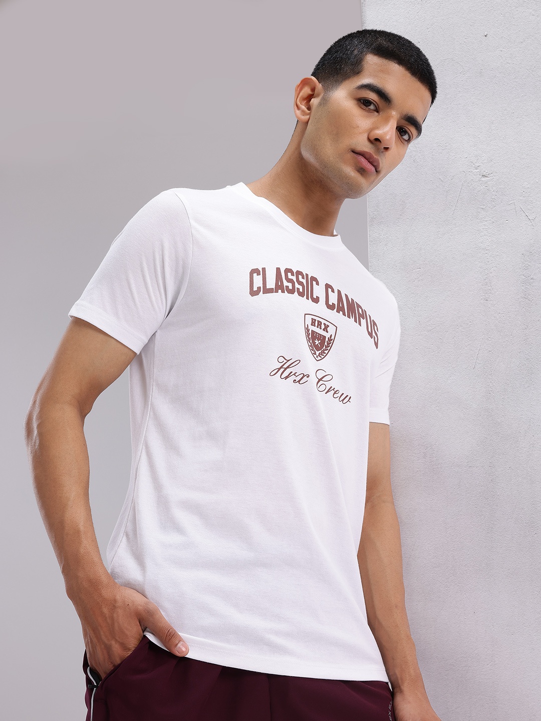 

HRX by Hrithik Roshan Printed Lifestyle T-shirt, White