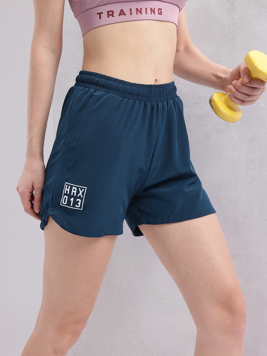 

HRX by Hrithik Roshan Women Training Shorts, Navy blue