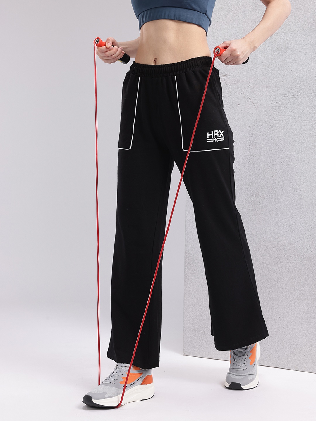 

HRX by Hrithik Roshan Women Training Track Pant, Black