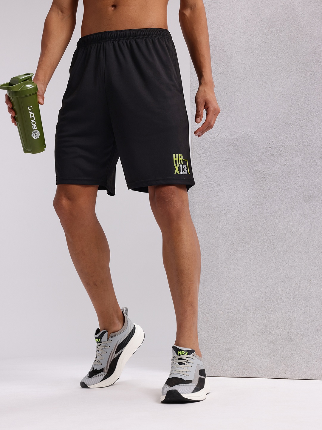 

HRX by Hrithik Roshan Men Running Shorts, Black