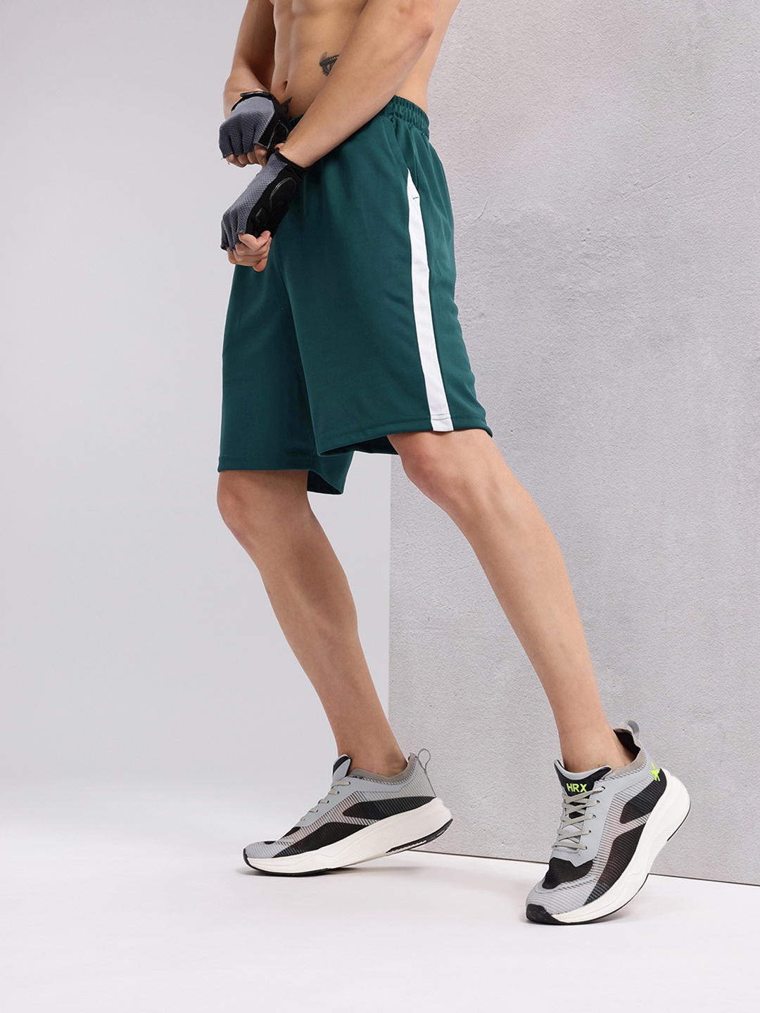

HRX by Hrithik Roshan Men Training Shorts, Green