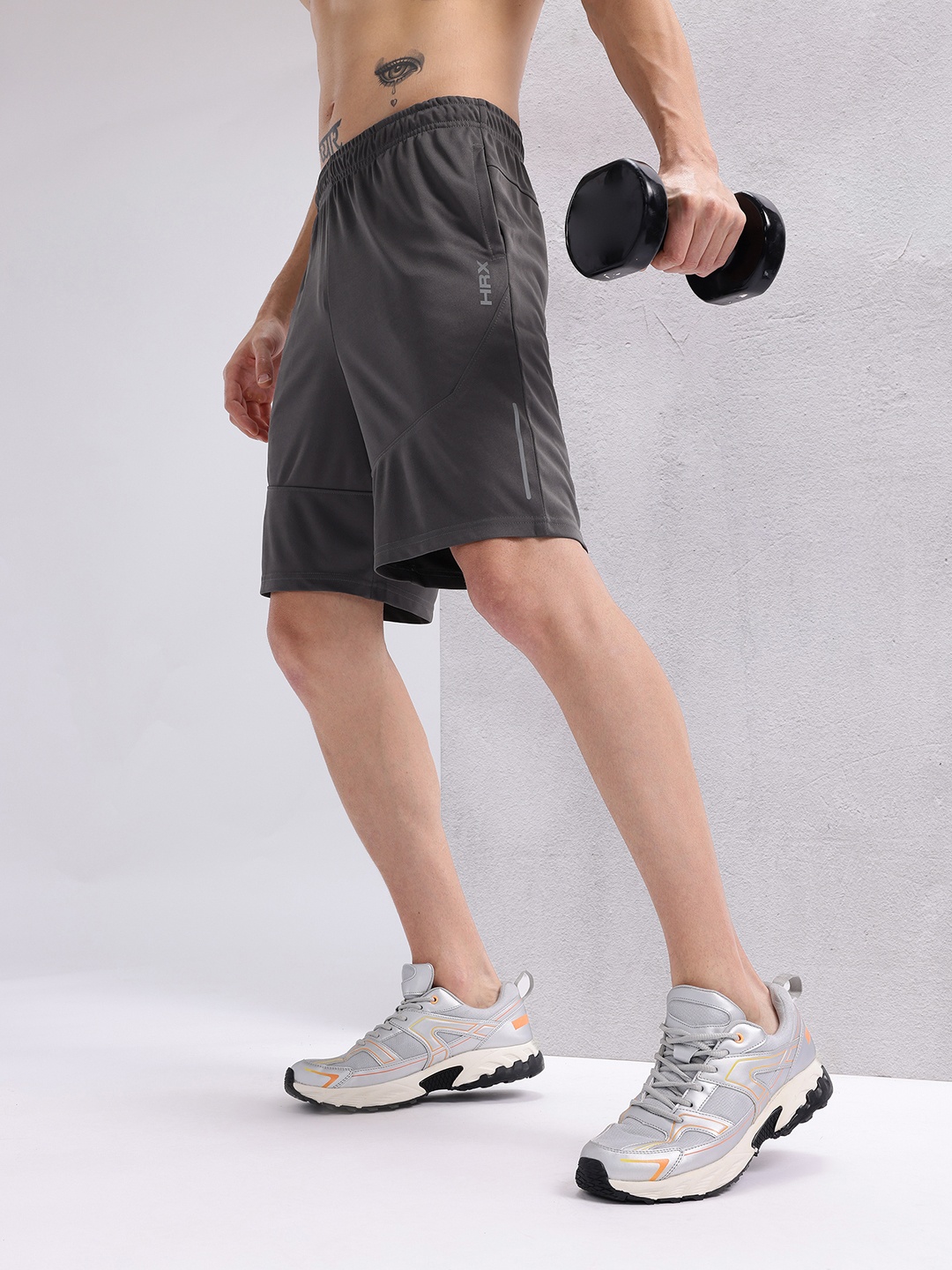 

HRX by Hrithik Roshan Men Training Shorts, Grey