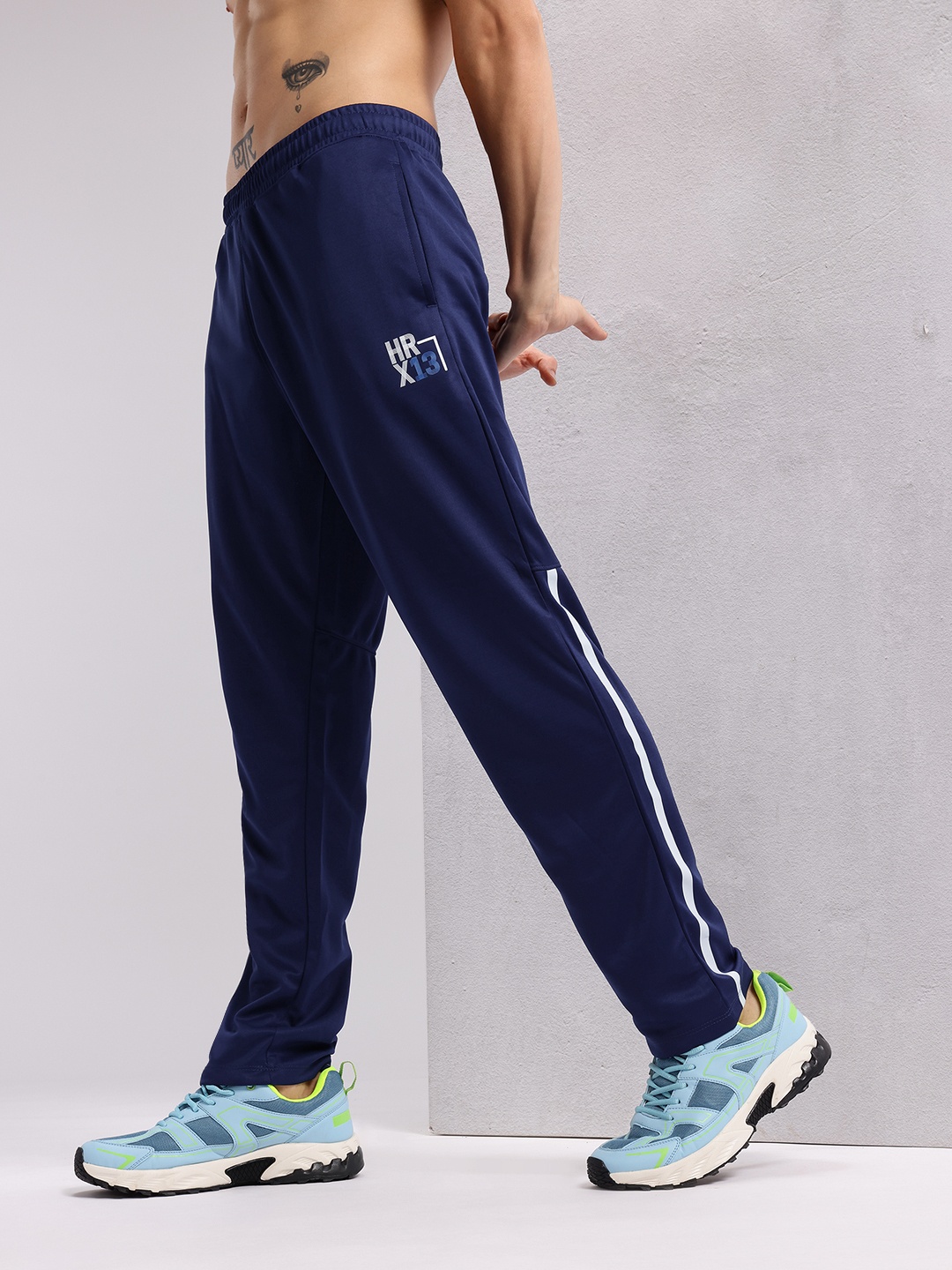 

HRX by Hrithik Roshan Men Running Track Pants, Navy blue