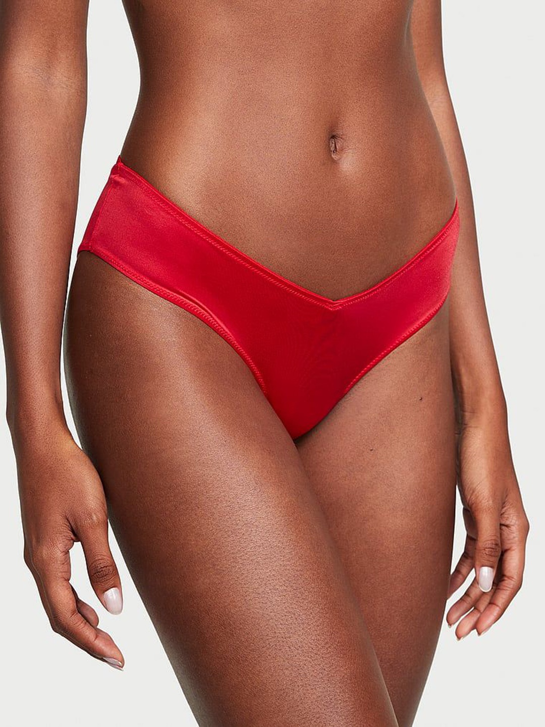 

Victoria's Secret Women Strappy-Back High-Leg Briefs, Red