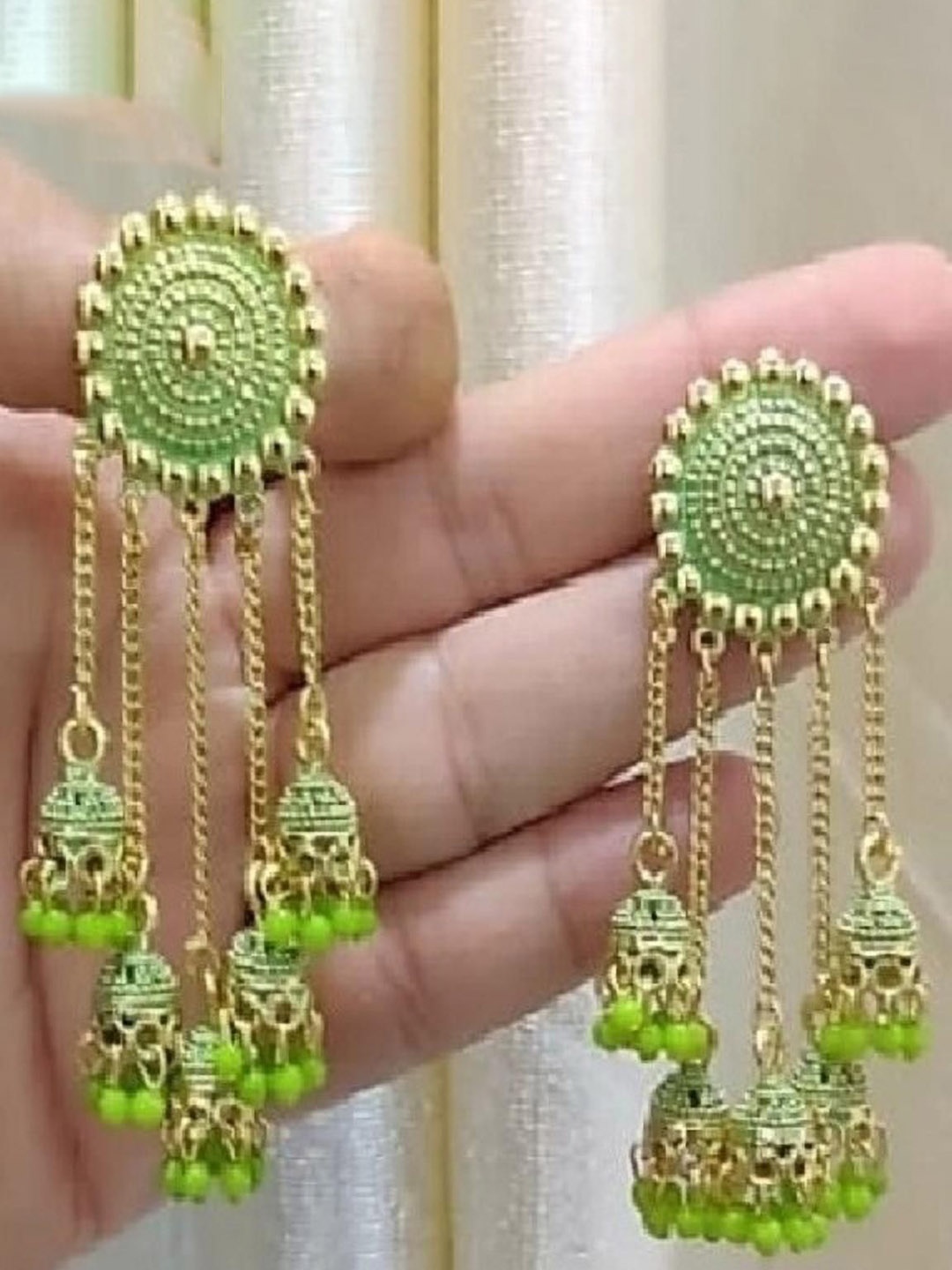 

JMBW INTERNATIONAL Pearls Earrings, Gold