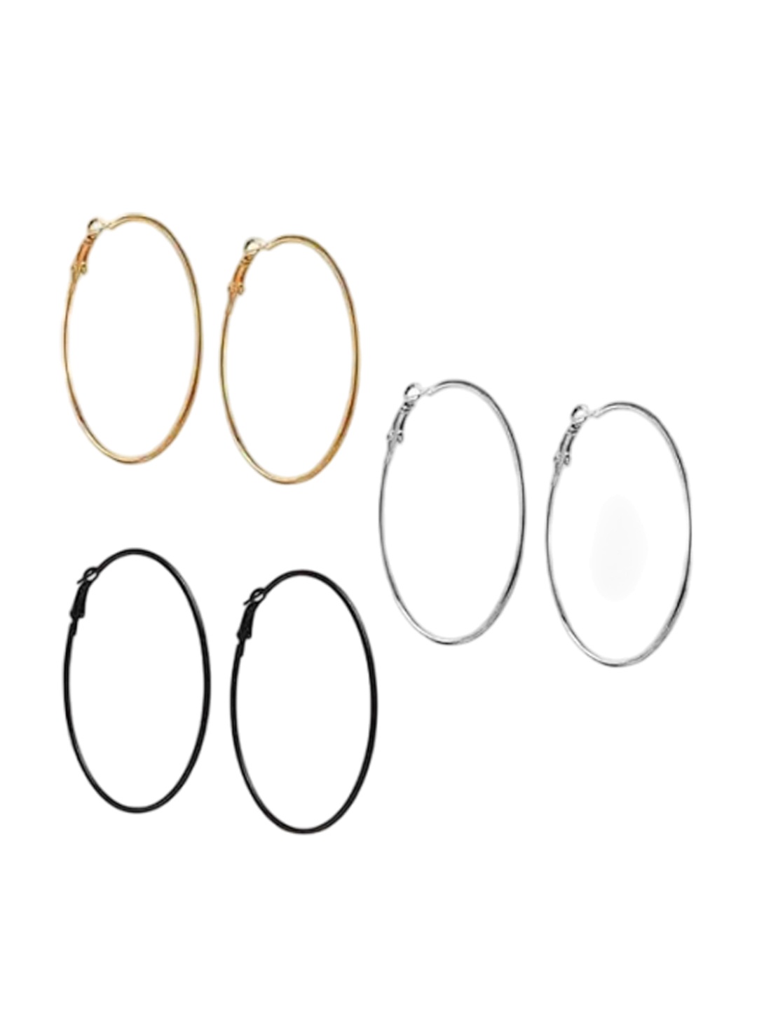 

JMBW INTERNATIONAL Contemporary Hoop Earrings, Multi
