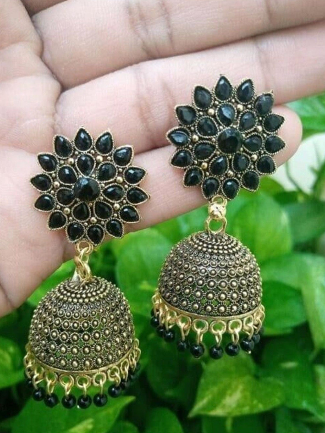 

JMBW INTERNATIONAL Earrings, Black