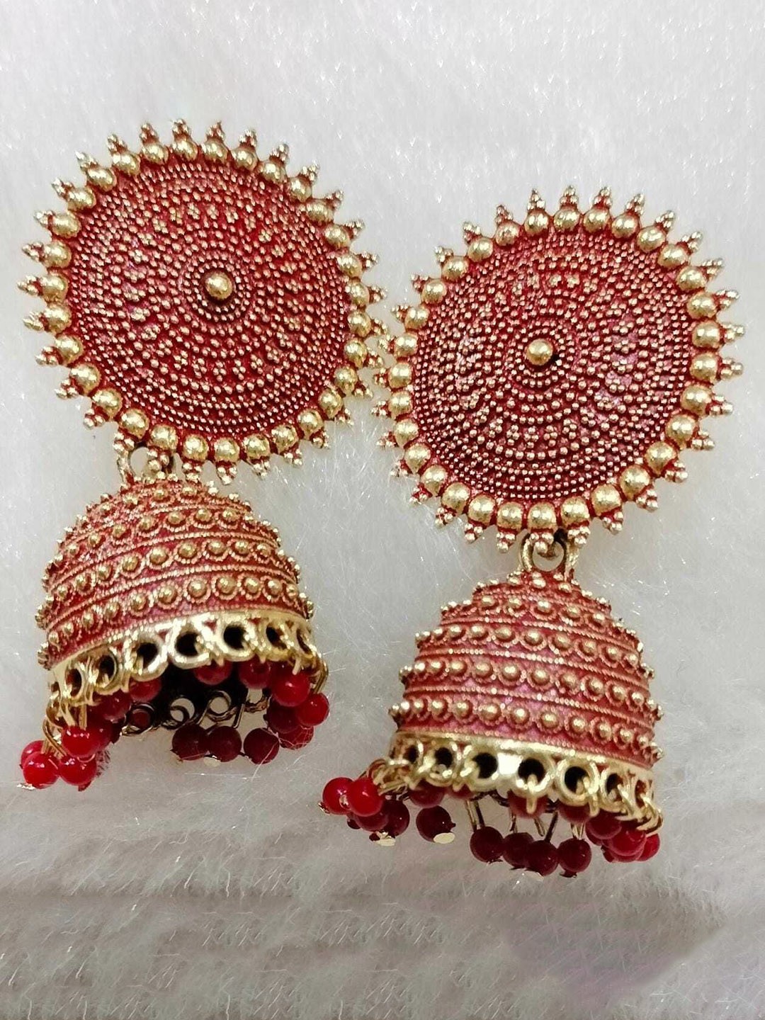 

JMBW INTERNATIONAL Earrings, Red
