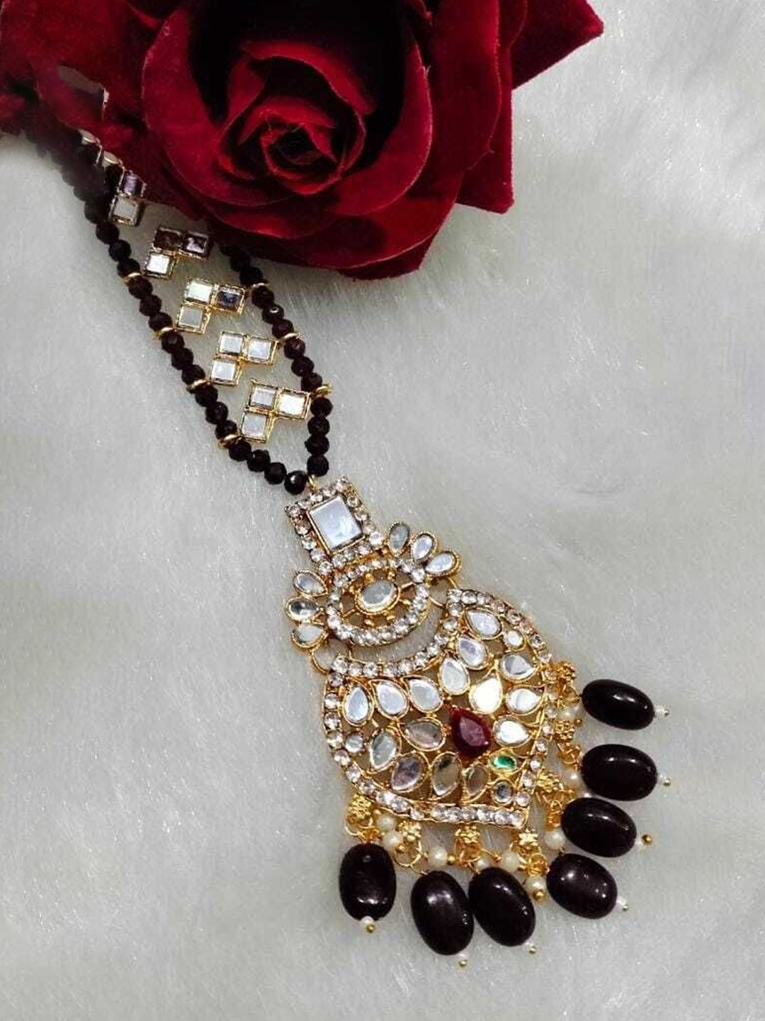 

JMBW INTERNATIONAL Earrings, Maroon