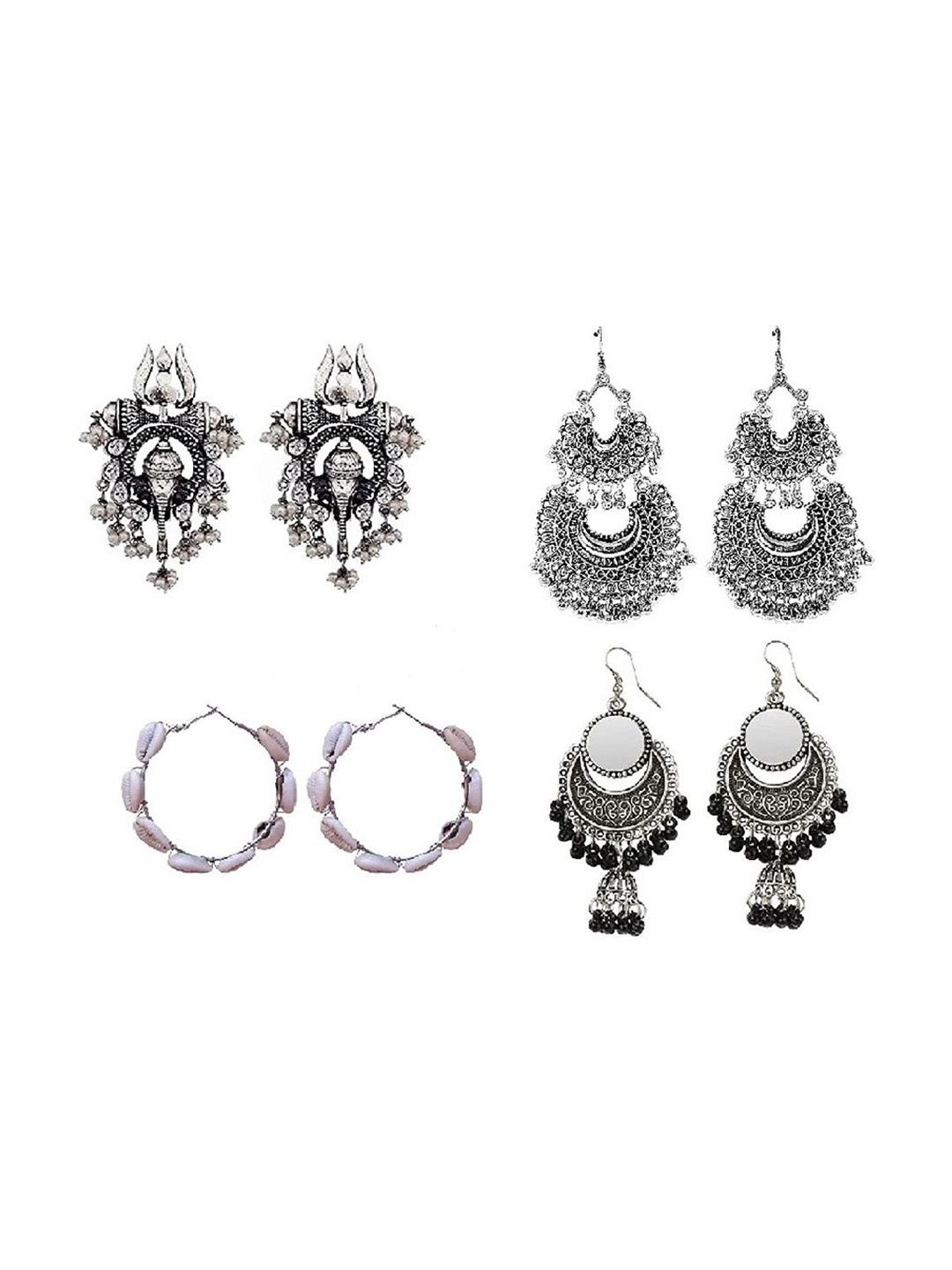 

JMBW INTERNATIONAL Earrings, Silver