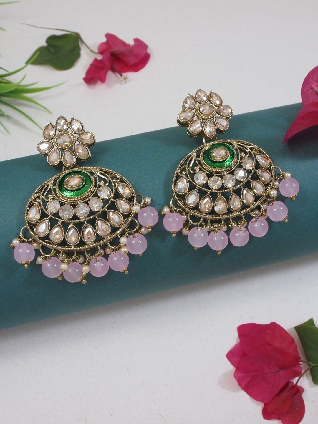

I Jewels Earrings, Pink