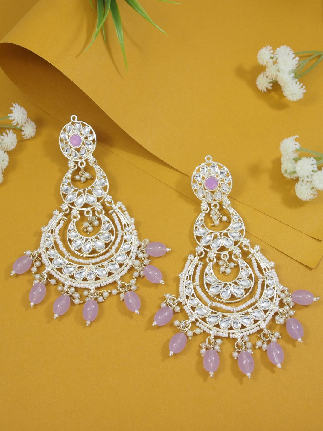 

I Jewels Earrings, Purple
