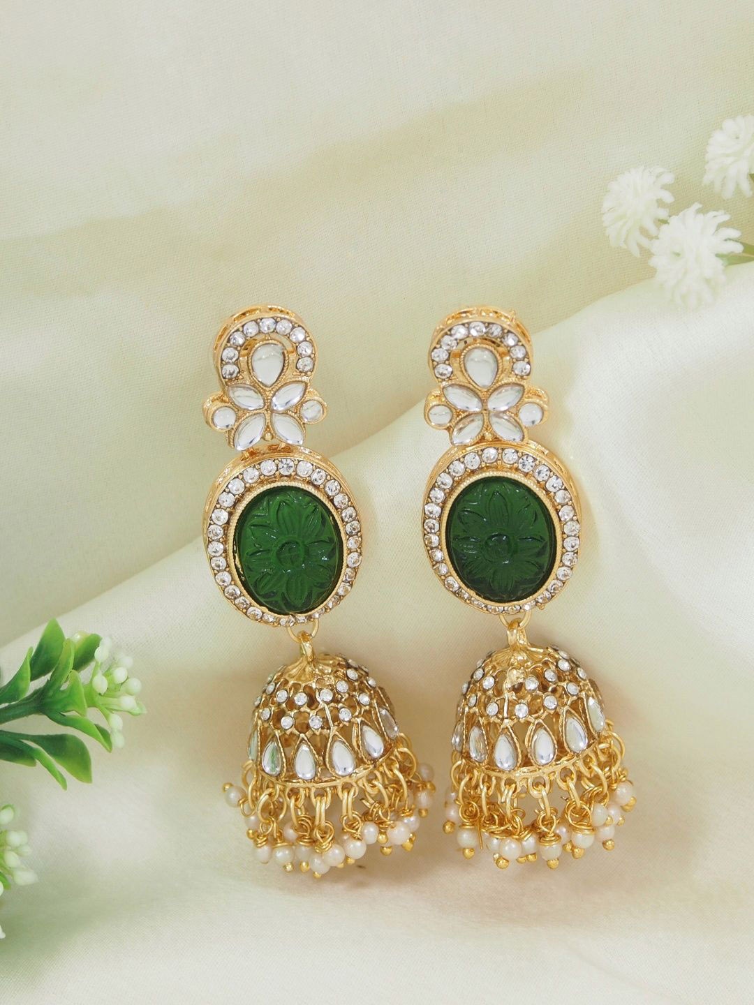 

I Jewels Earrings, Green
