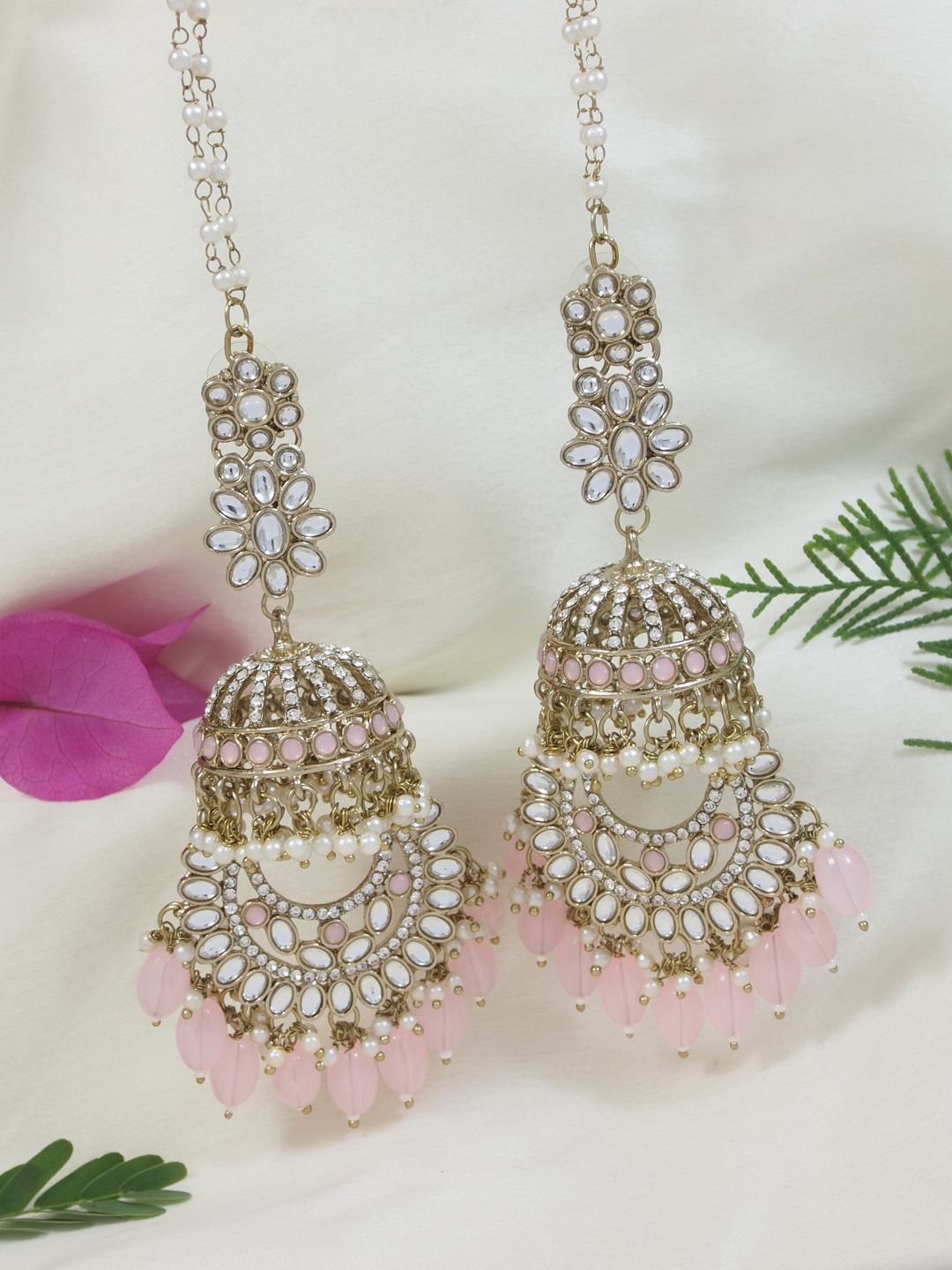 

I Jewels Earrings, Pink