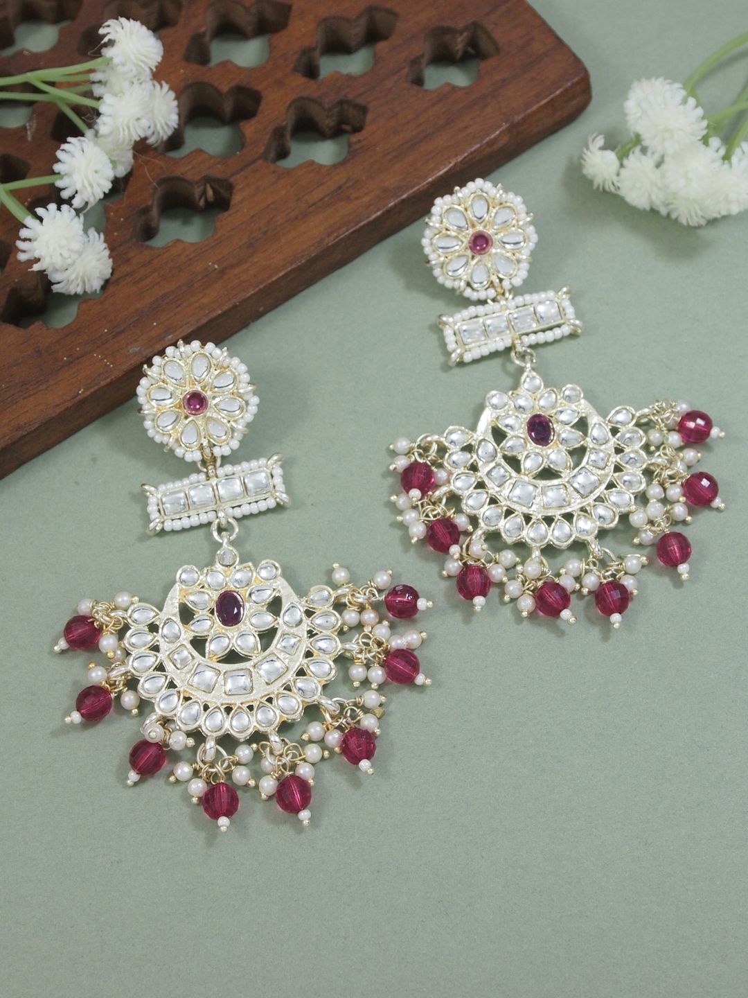 

I Jewels Earrings, Pink