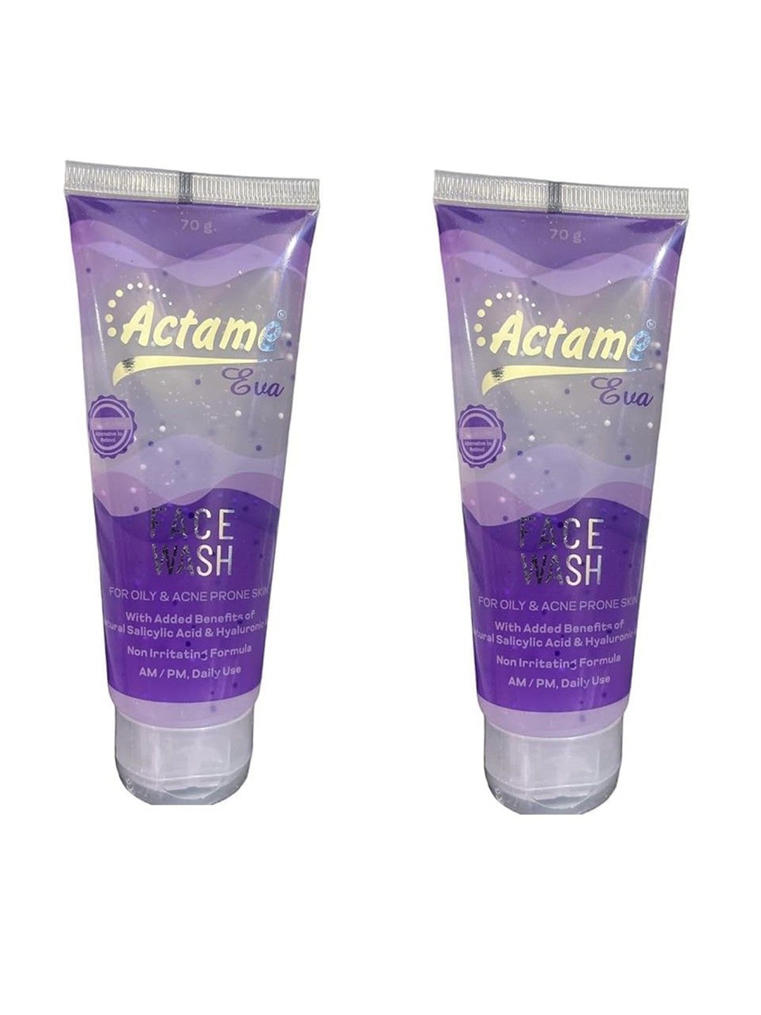 

RAASO Actame Eva Face Wash For Oily Skin- 70 g Each, White