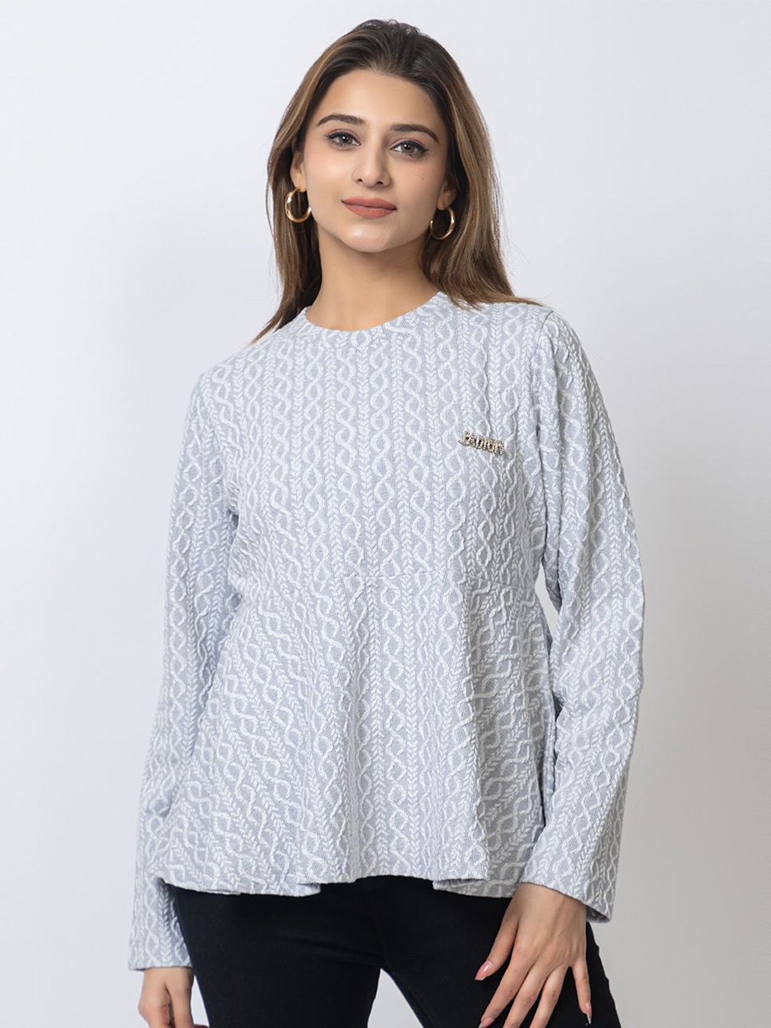 

Navsha Women Pullover Sweatshirt, Black