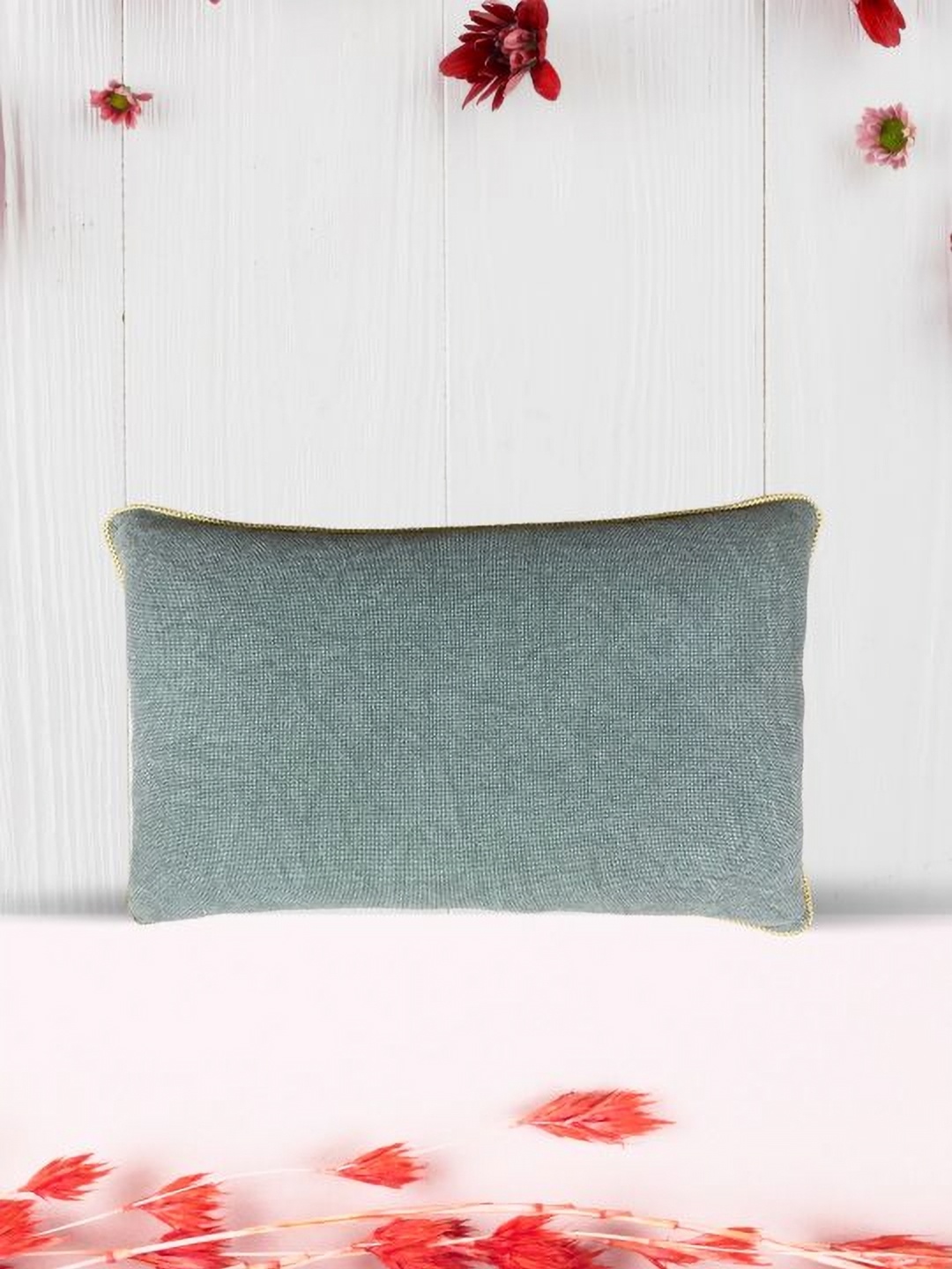 

SAJAVAT Grey Melange 1 Pure Cotton Rectangle Pillow Covers