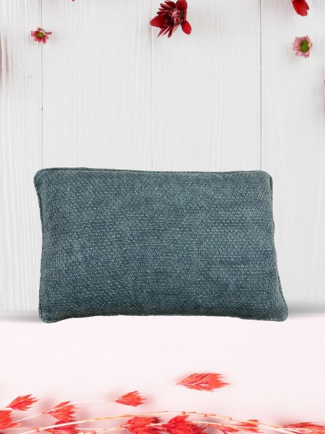 

SAJAVAT Grey Melange 1 Pure Cotton Rectangle Pillow Covers