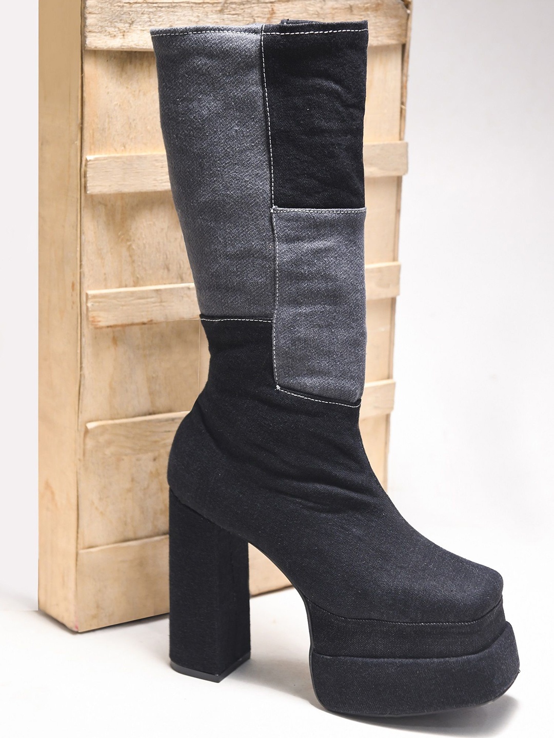 

Try Me Women Suede Regular Boots, Black