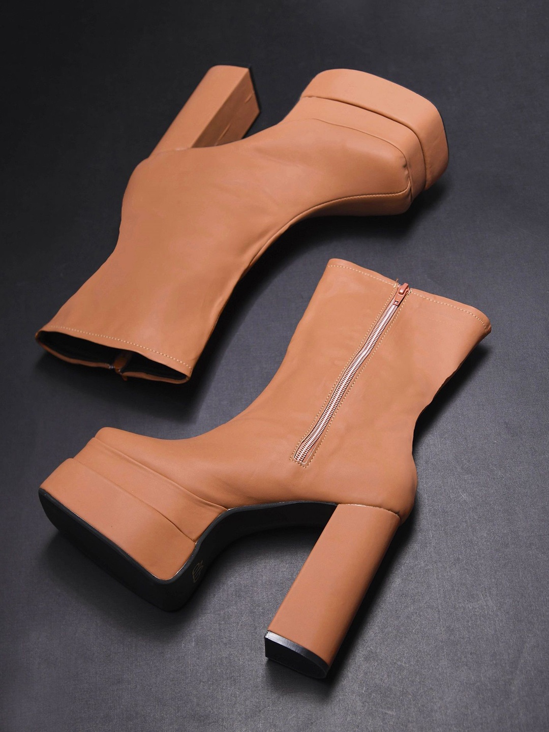 

Try Me Women Suede Regular Boots, Tan
