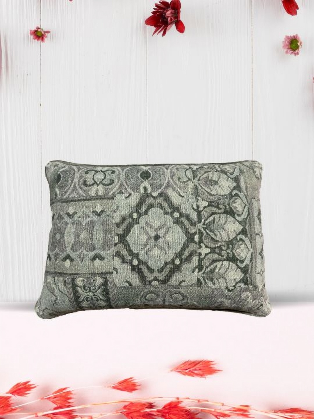 

SAJAVAT Beige 1 Pure Cotton Rectangle Pillow Covers
