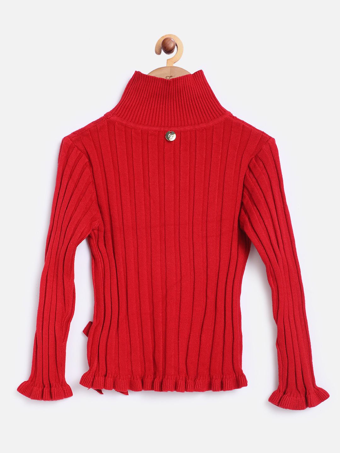 

One Friday Girls Striped Pullover, Red