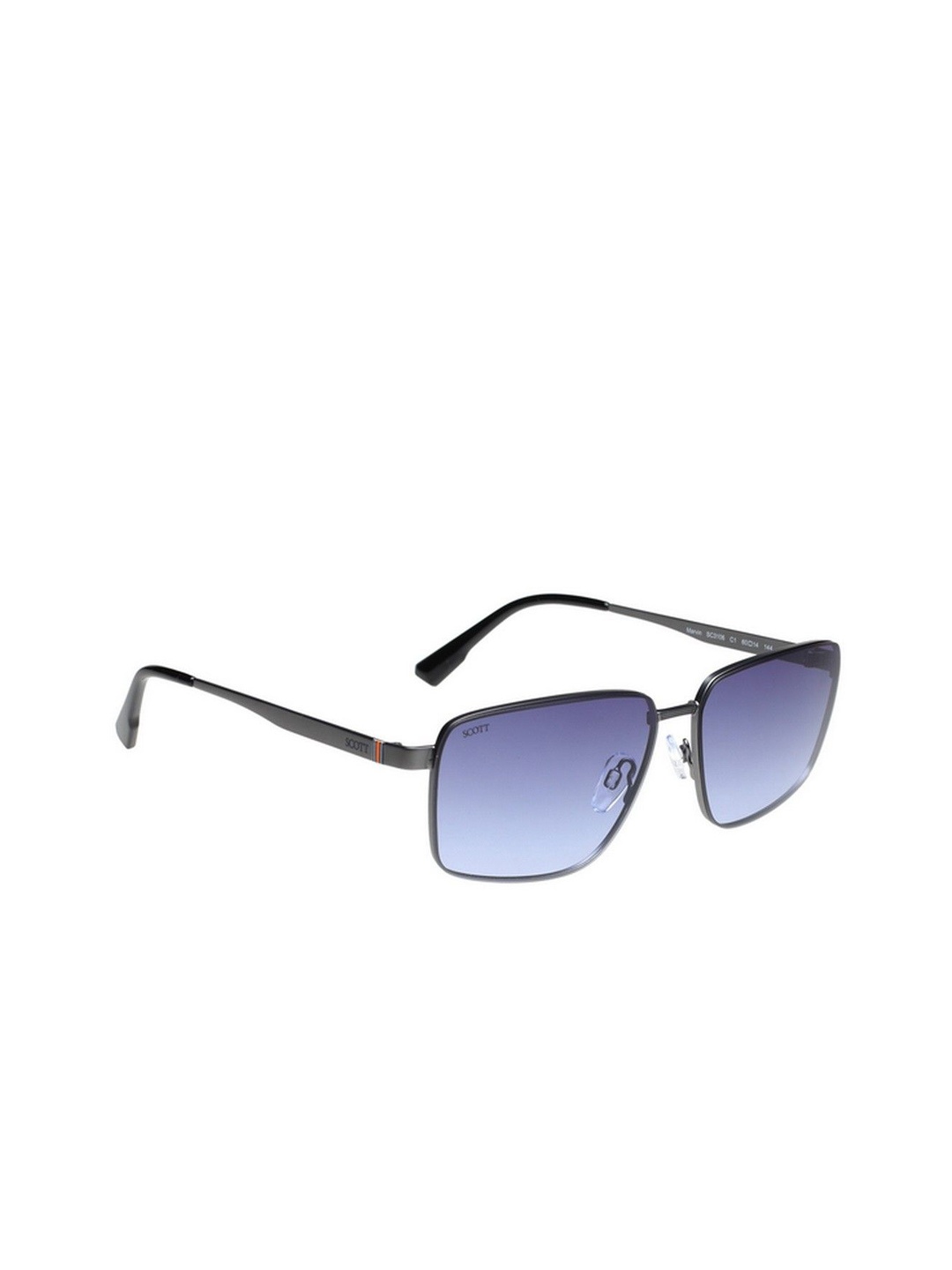

SCOTT Men Square Sunglasses with UV Protected Lens Scott 3106 Marvin C1 60, Blue