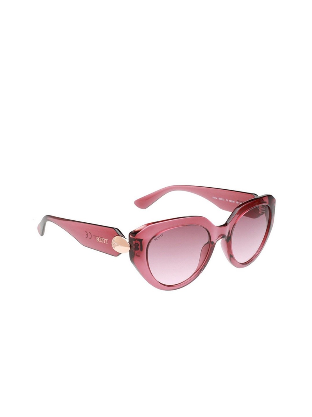 

SCOTT Women Cateye Sunglasses with UV Protected Lens, Pink