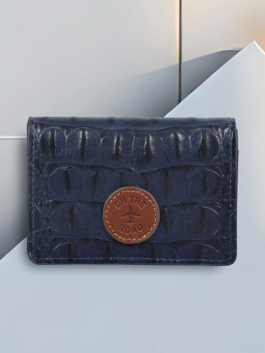 

Hidesign Men Leather Two Fold Wallet, Blue