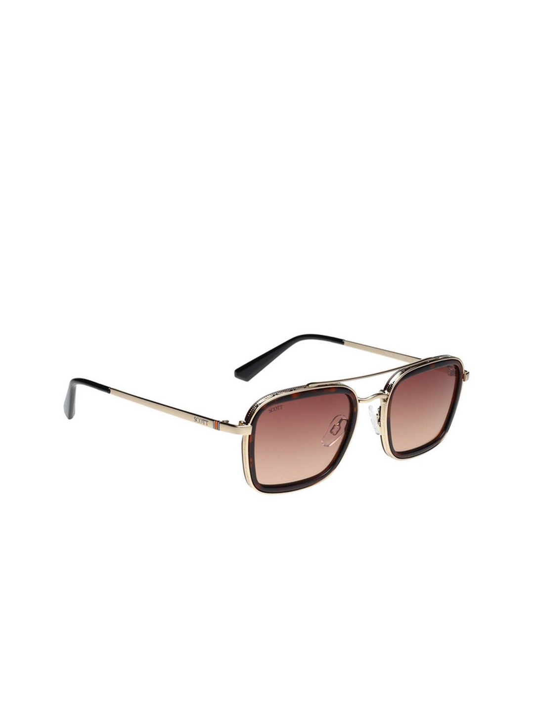 

SCOTT Men Navigator Sunglasses with UV Protected Lens Scott 3107 Perry C2 51, Brown