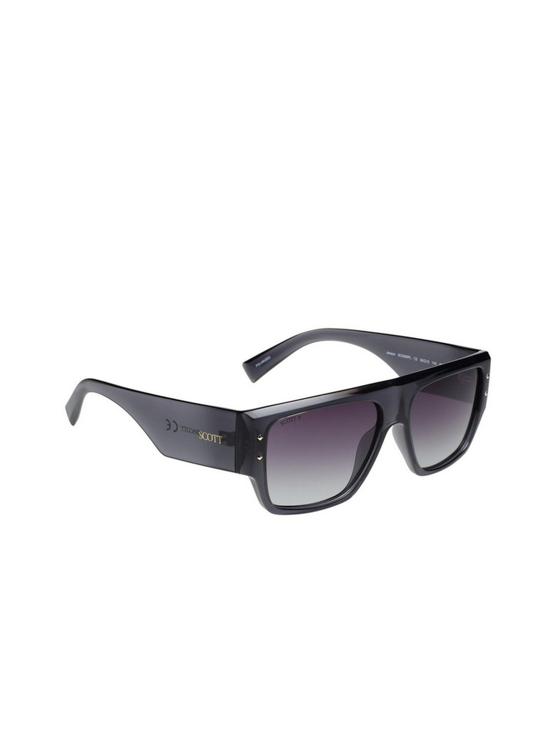 

SCOTT Men Square Sunglasses with UV Protected Lens Scott 3099PL Jenson C2 56, Black