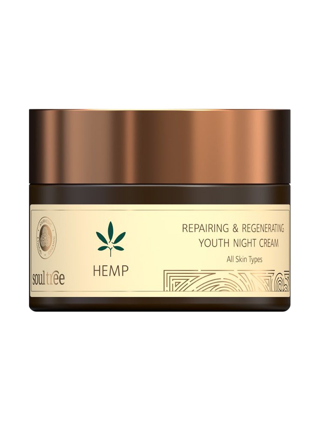 

Soultree Hemp Repairing & Regenerating Youth Night Cream - 50 g, White