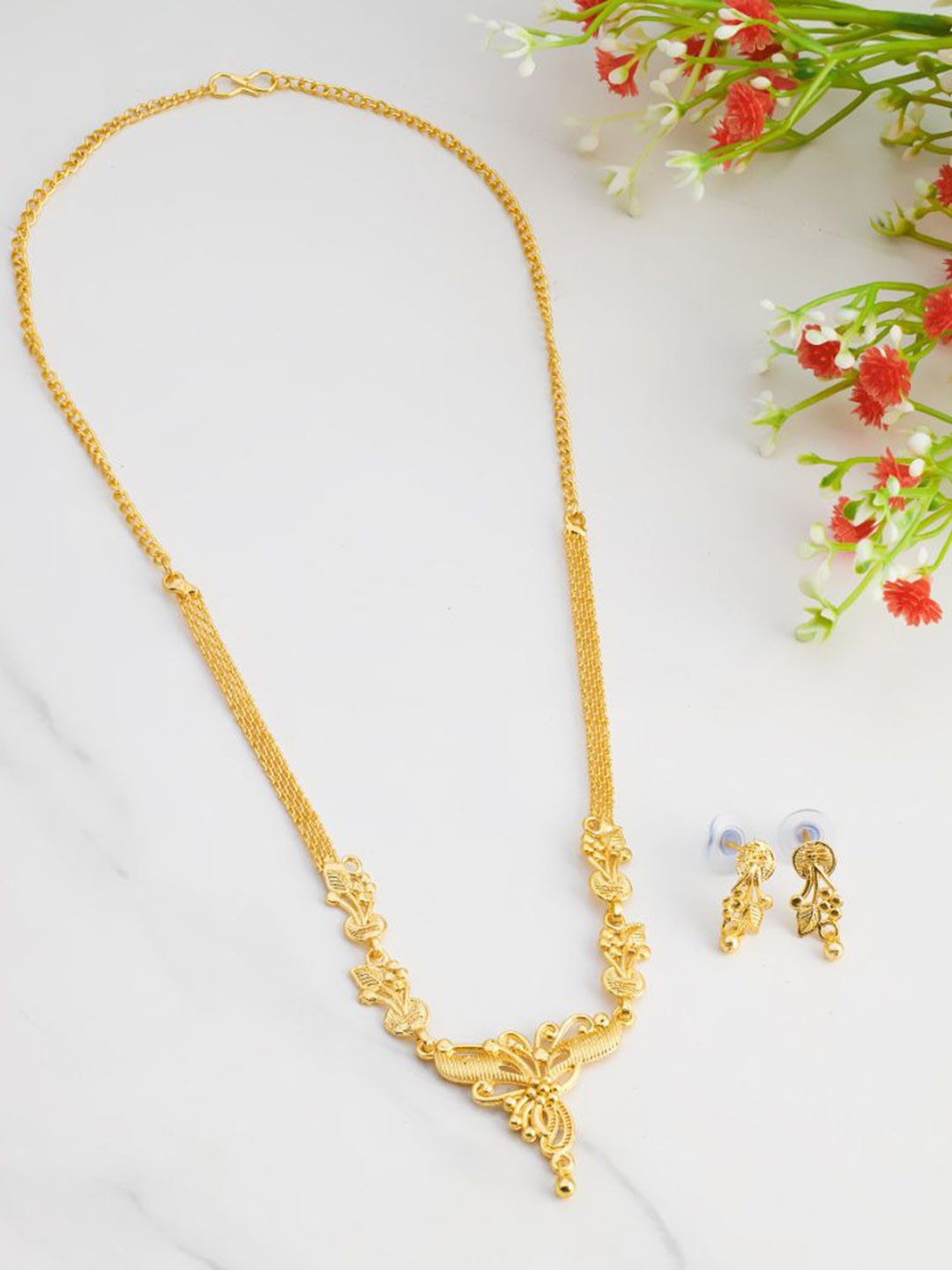 

TONOLIKA Gold-Plated Jewellery Set